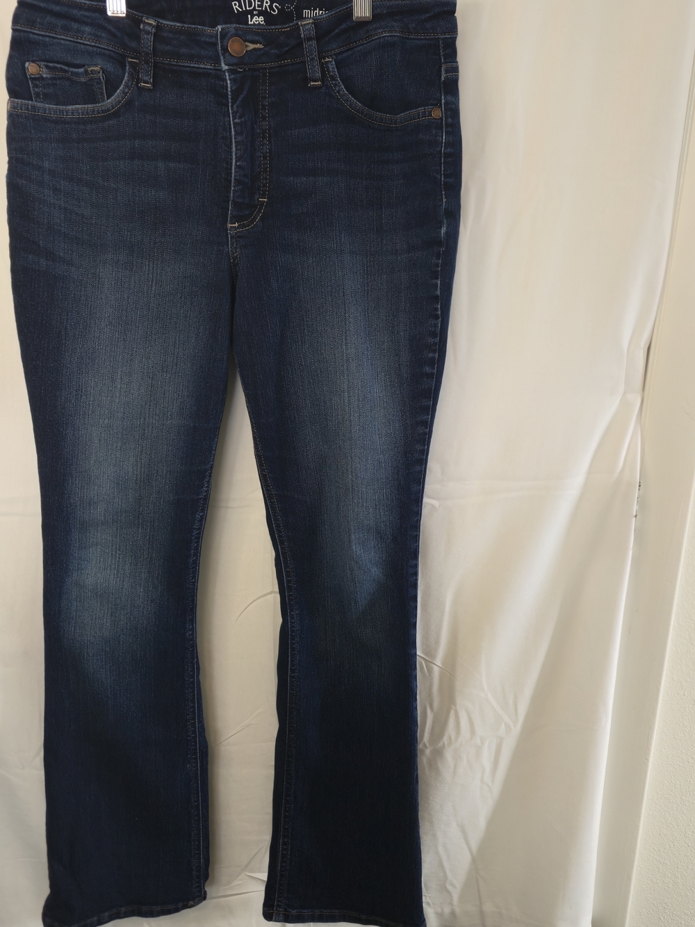 LEE Riders Jeans Women Size 10M Blue Bootcut Mid Rise Blue Wash 0509